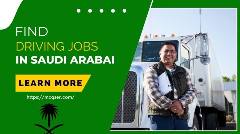Driving Jobs in Saudi Arabia